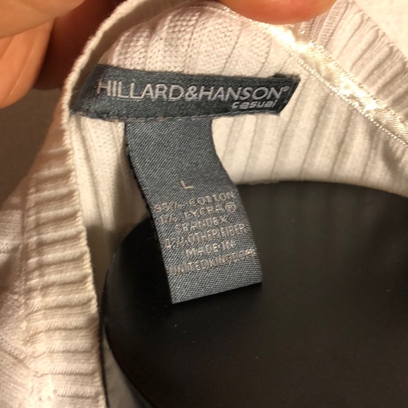 white hillard & hanson women’s cardigan sz large - Picture 4 of 4